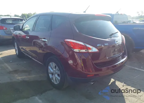 2012 Nissan Murano S from USA, damaged, VIN JN8AZ1MUXCW119869